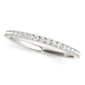 Prong Set Wedding Band