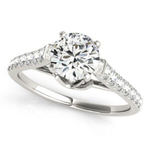 ENGAGEMENT RINGS SINGLE ROW PRONG