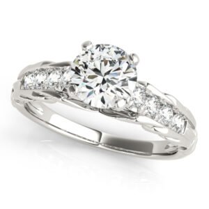 ENGAGEMENT RINGS SINGLE ROW PRONG