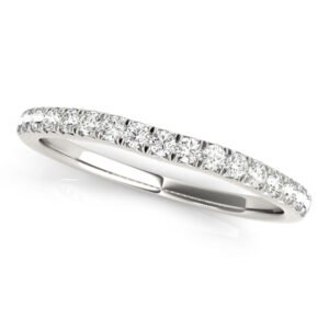 Split Prong Wedding Band