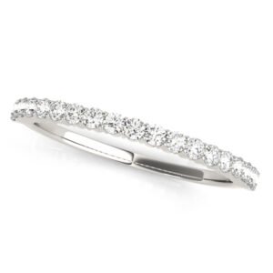 Shared Prong Wedding Band