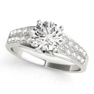 Multirow Prong Engagement Ring