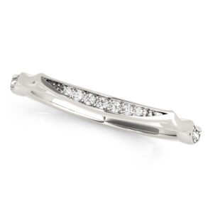 Prong Set Wedding Band