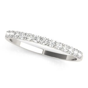 Shared Prong Wedding Band