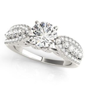Vintage Multirow Engagement Ring