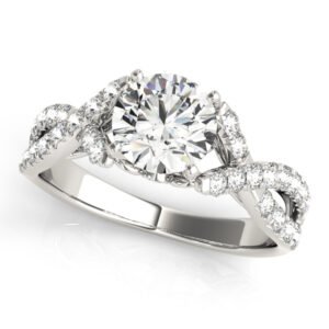 Twisted Multi Row Engagement Ring