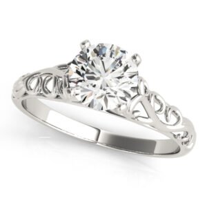 Vintage Inspired Solitaire Engagement Ring