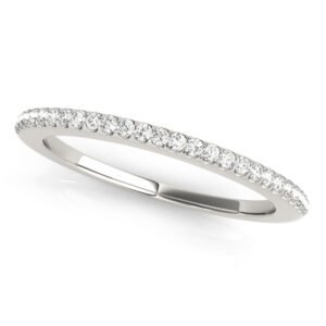 Shared Prong Wedding Band