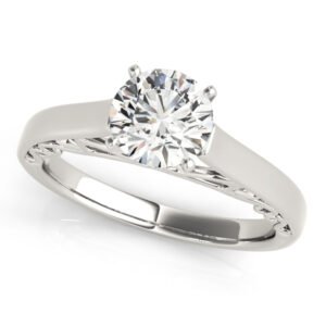 Solitaire Cathedral Engagement Ring