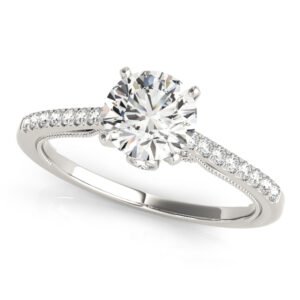 Single Row New Bridal Engagement Rings