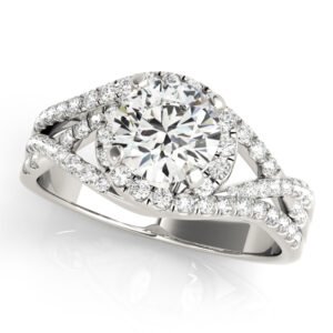 Split-Shank Bypass Engagement Ring