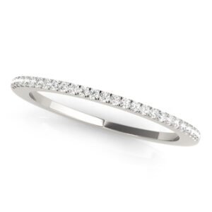 Prong Set Wedding Band