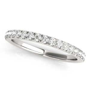 Split Prong Wedding Band