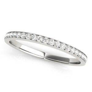 Prong Set Wedding Band