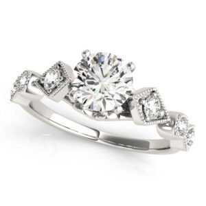 Vintage Milgrain Engagement Rings