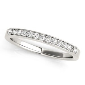 Prong In Channel Bezel Sides Wedding Ring