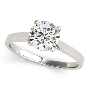 Solitaire Cathedral Engagement Ring