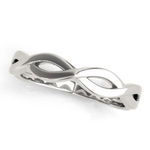 Infinity Twisted Wedding Band