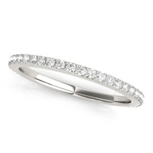 3/4 Shared Prong Wedding Band