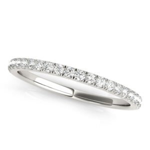 Split Prong Wedding Band