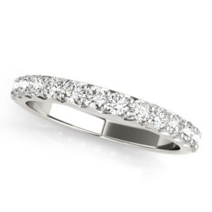 French-Cut Prong Set Wedding Band
