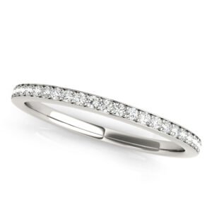 Prong Set Wedding Band