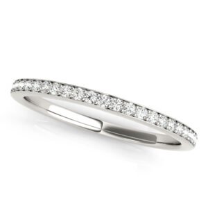 Prong-In-Channel Wedding Band
