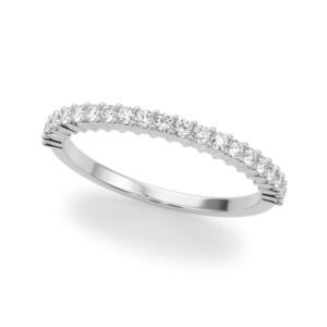 Shared Prong Wedding Band