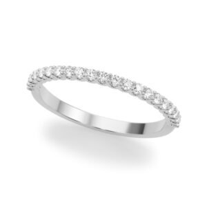 U-Prong Straight Wedding Band