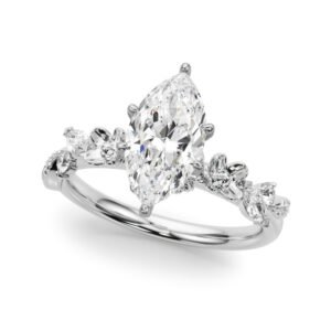 Floral Engagement Ring