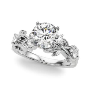 Floral Engagement Ring