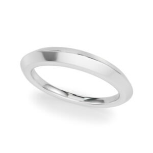 Plain Knife Edge Wedding Band