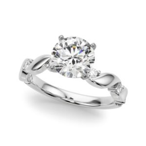 Twisting Engagement Ring