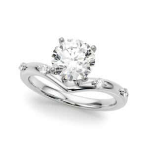 Chevron Engagement Ring