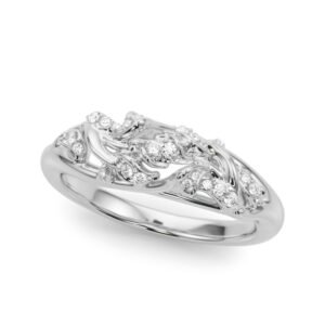Nature Inspired Wedding Band