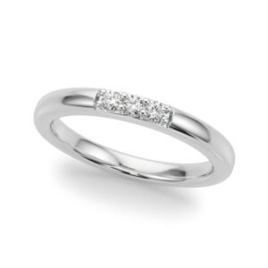 Diamond Accented Wedding Band