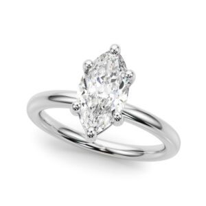 Solitaire Marquise Engagement Ring