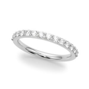 Straight Diamond Wedding Band