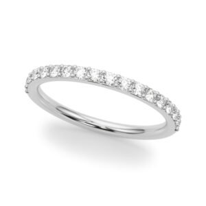 Straight Diamond Wedding Band