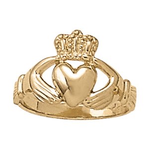 Religious Claddagh Fashion Ring