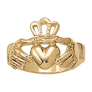 Religious Claddagh Fashion Rings
