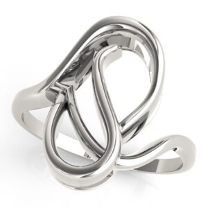 Solitaire Abstract Engagement Rings