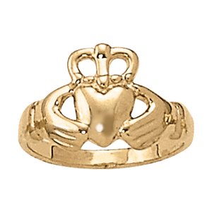 Religious Claddagh Fashion Ring