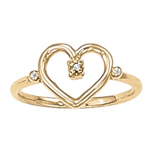 DIAMOND FASHION HEART RINGS MATCH
