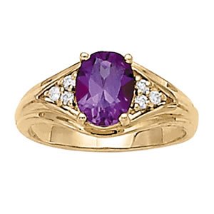 Oval Shape Color Ring