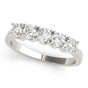 5-Stone Wedding Band