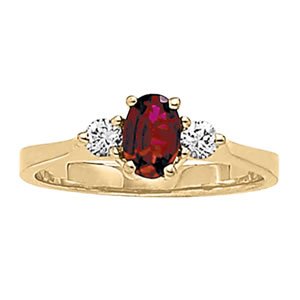 Cluster Oval Color Ring