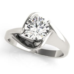 Solitaire Twisted Engagement Rings