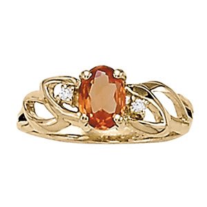 Oval Shape Color Ring