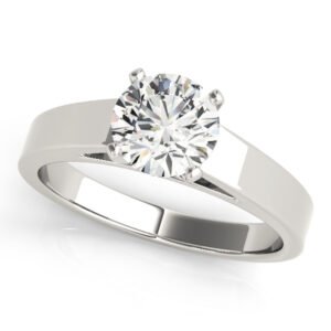 Solitaire Cathedral Engagement Ring